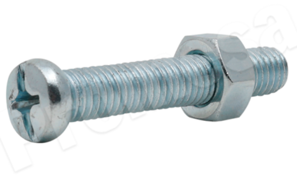 TORNILLO CABEZA REDONDA O PAN